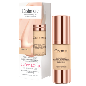 Cashmere Glow Look Rozświetlający podkład wypełniający z kwasem hialuronowym Natural